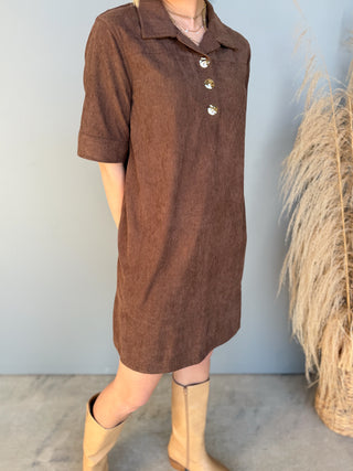 The Gemma Dress (Mocha)