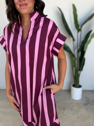 The Agnes Dress (Plum)