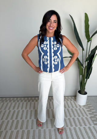 The Arden Embroidered Top