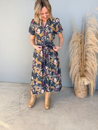 The Elina Button Dress