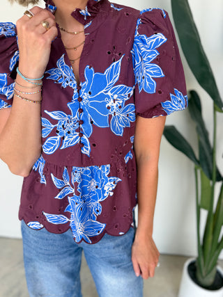 The Kamrie Peplum Top