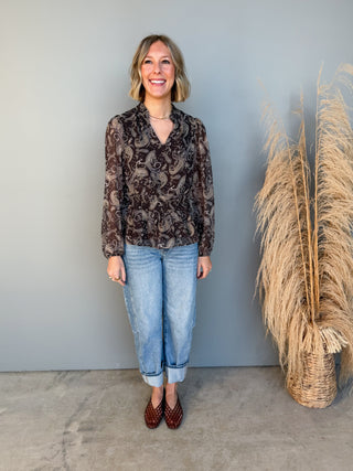 The Bre Paisley Top