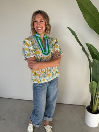 The Tatum Scalloped Top