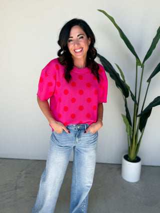The Malina Polkadot Sweater