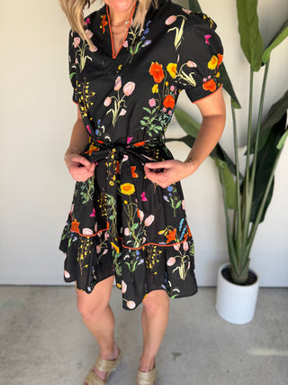 The Hyacinth Scalloped Dress