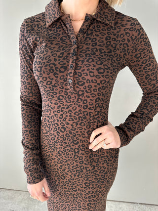 The Nora Leopard Dress