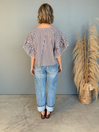 The Rebecca Gingham Top