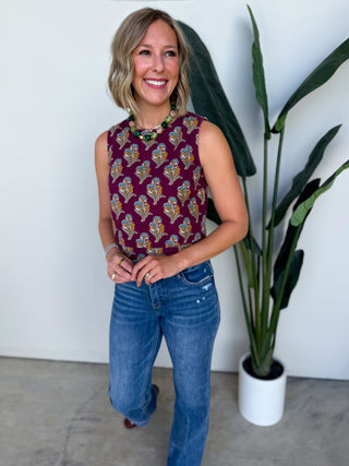 The Mae Denim Top