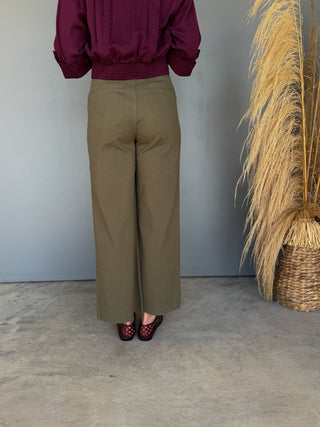 The Memphis Scalloped Denim (Olive)