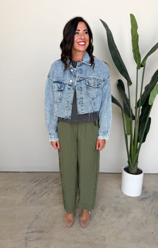 The Sophie Distressed Denim Jacket