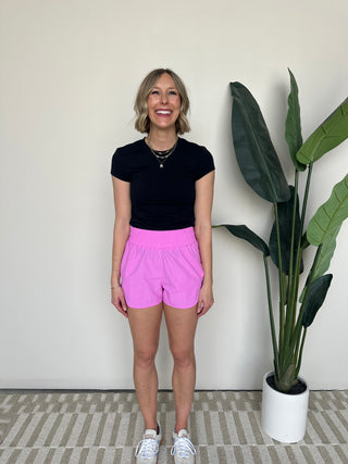 The Zane Athletic Shorts (Orchid)