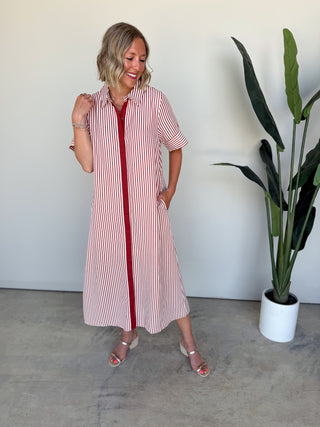 The Pritchard Striped Maxi