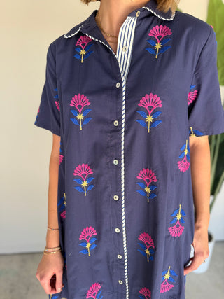 The Peony Embroidered Dress