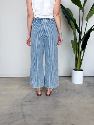 The Spencer Striped Pants (Dark)