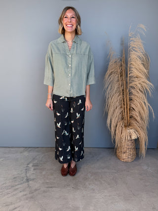 The Erin Button Top
