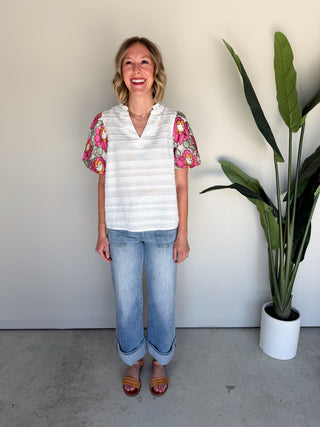 The Celosia Texture Top