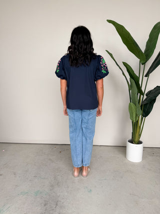 The Bozeman Embroidered Top