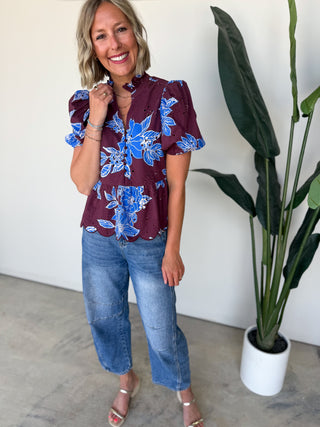The Kamrie Peplum Top