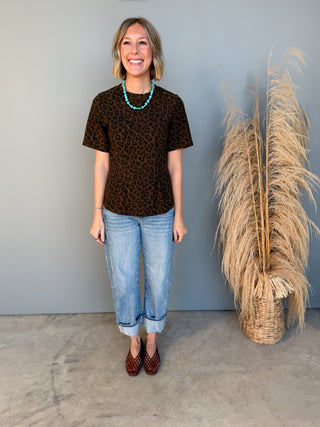 The Belen Leopard Top
