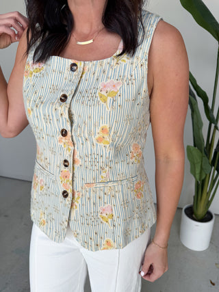 The Melody Button Top