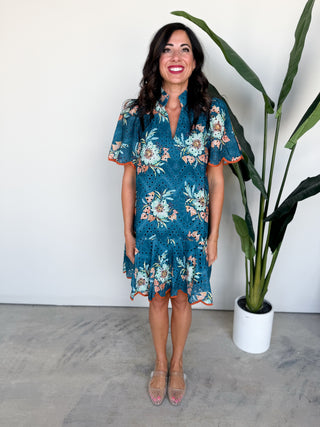 The Zania Eyelet Dress