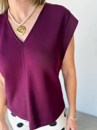 The Beaufort Top (Maroon)