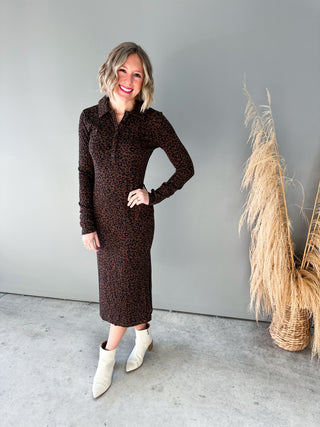 The Nora Leopard Dress
