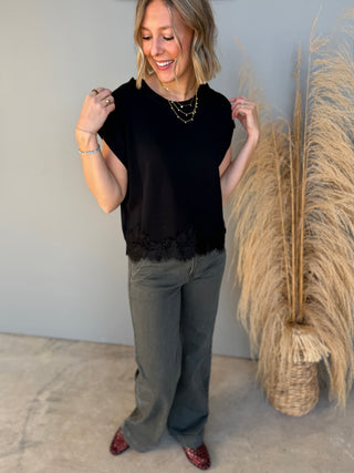 The Adelie Lace Top