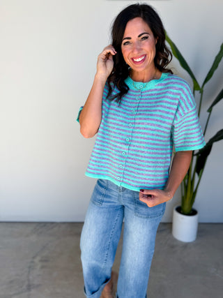 The Jessamy Sweater (Mint)