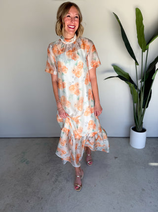 The Iris Sheer Maxi Dress