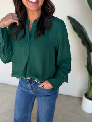 The Nadine Top (Forest)