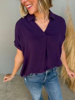 The Barrett Top (Purple)