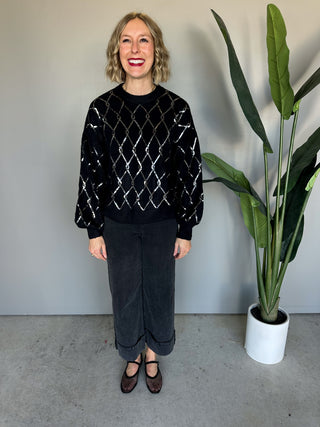 The Melody Sequin Sweater