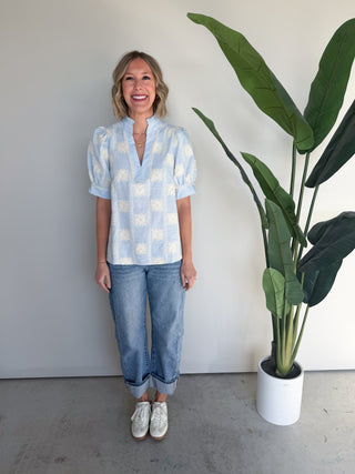 The Evelina Embroidered Top