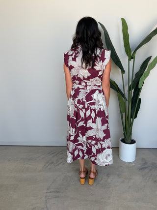 The Fern Dress (Wine)