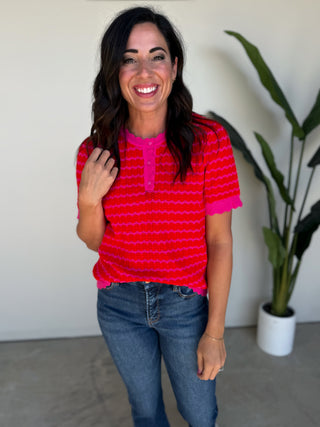 The Jovie Scalloped Sweater
