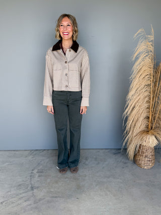 The Charlie Gingham Shacket