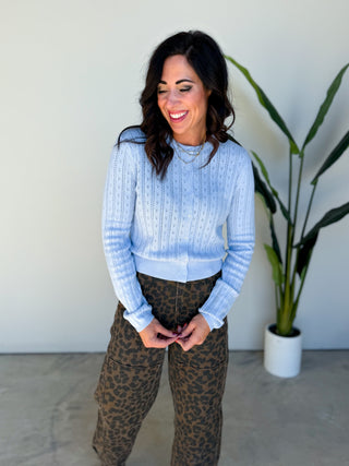 The Elara Knit Top (Sky)