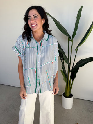 The Craig Button Top