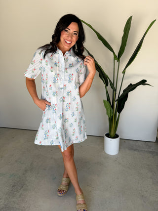 The Nova Striped Dress