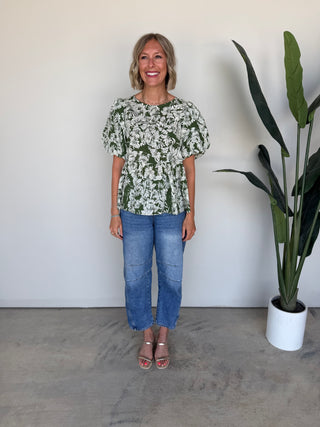 The Lynn Floral Top