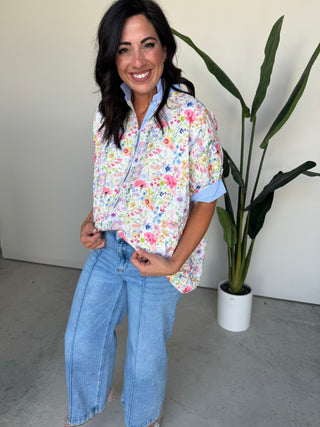 The Linden Floral Top