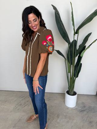 The Tate Embroidered Top