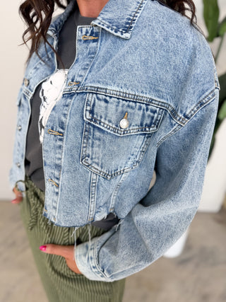 The Sophie Distressed Denim Jacket