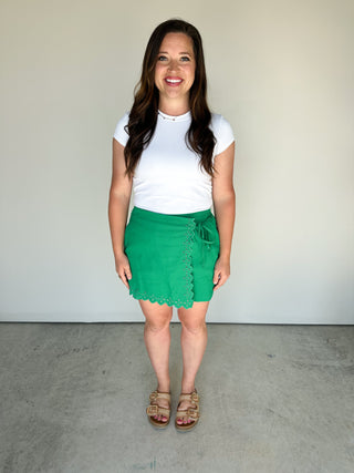 The Sylvie Eyelet Skort