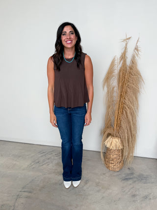 The Kate Top (Brown)
