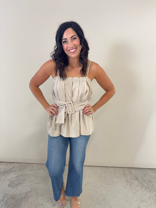 The Hartley Pleated Top
