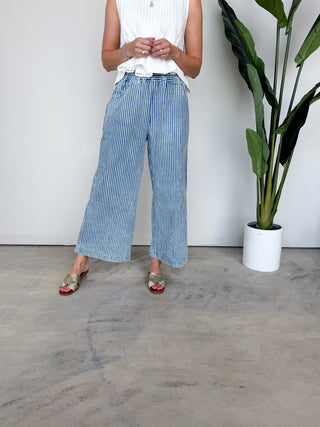 The Spencer Striped Pants (Dark)