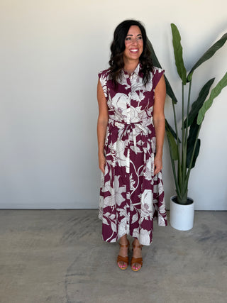 The Fern Dress (Wine)