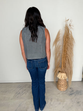 The Willa Gingham Vest